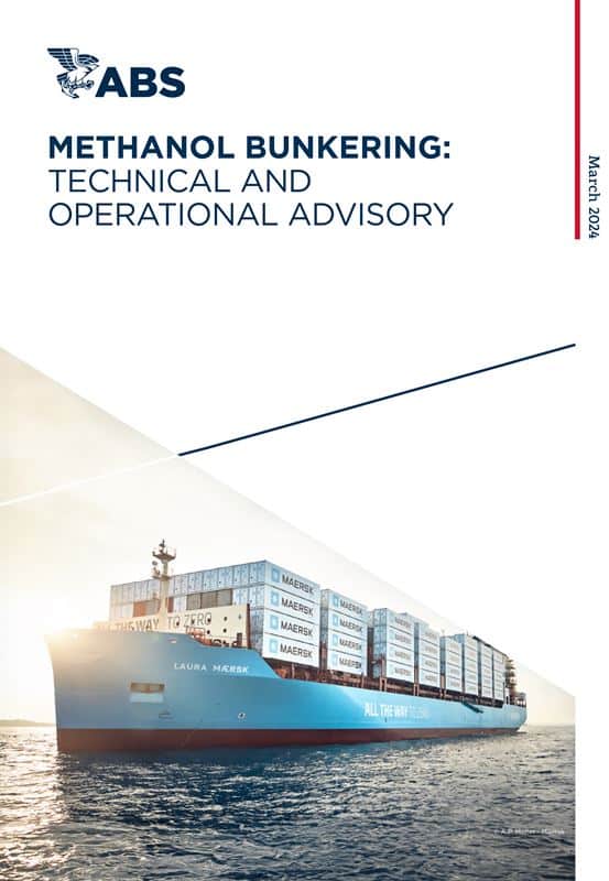 ABS Releases Industry First Advisory on Methanol Bunkering