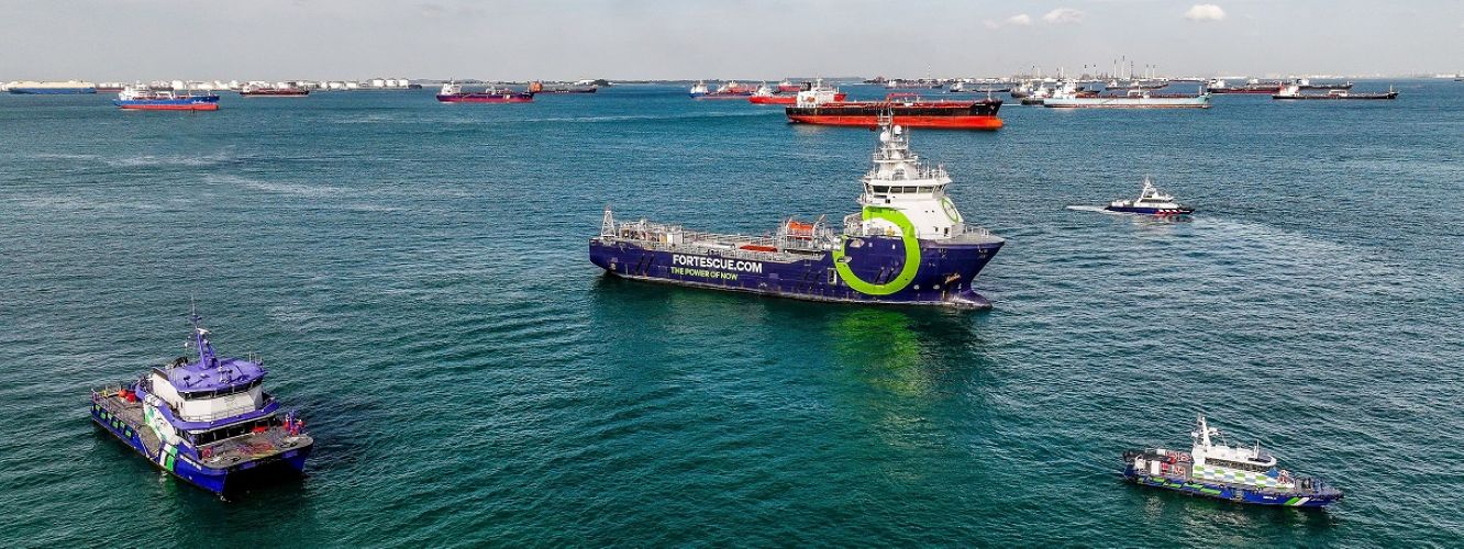 World’s First Use of Ammonia as a Marine Fuel in a Dual-Fuelled Ammonia-Powered Vessel in the Port of Singapore