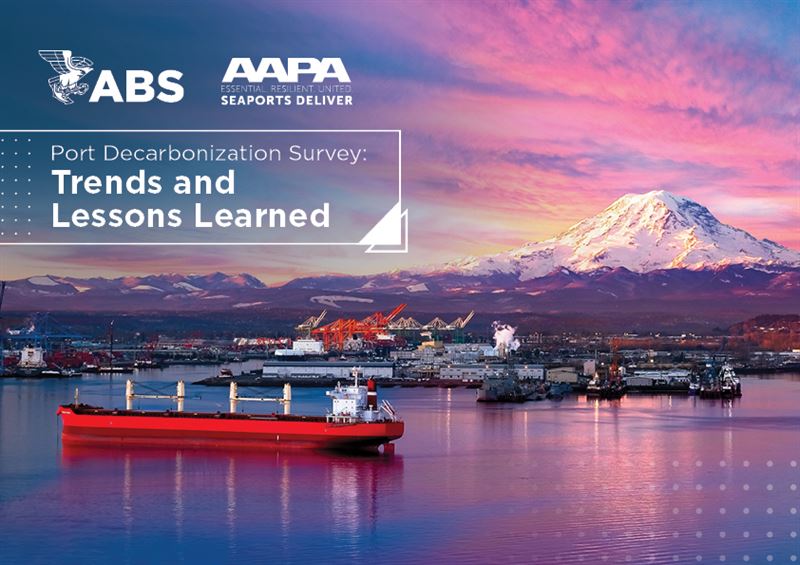 Groundbreaking Report from ABS and AAPA Shines Light on American Ports’ Readiness to Meet Decarbonization Demands