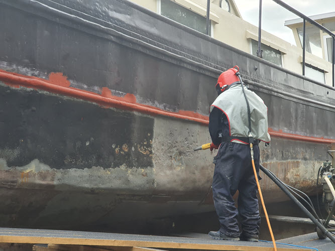 Sandblasting in the Marine Industry