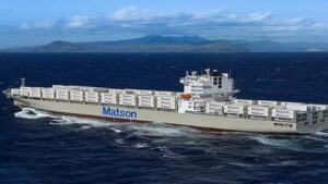 Kongsberg Maritime hybrid technology to optimise energy use and cut emissions for Matson Navigation Company’s new LNG-powered container ships