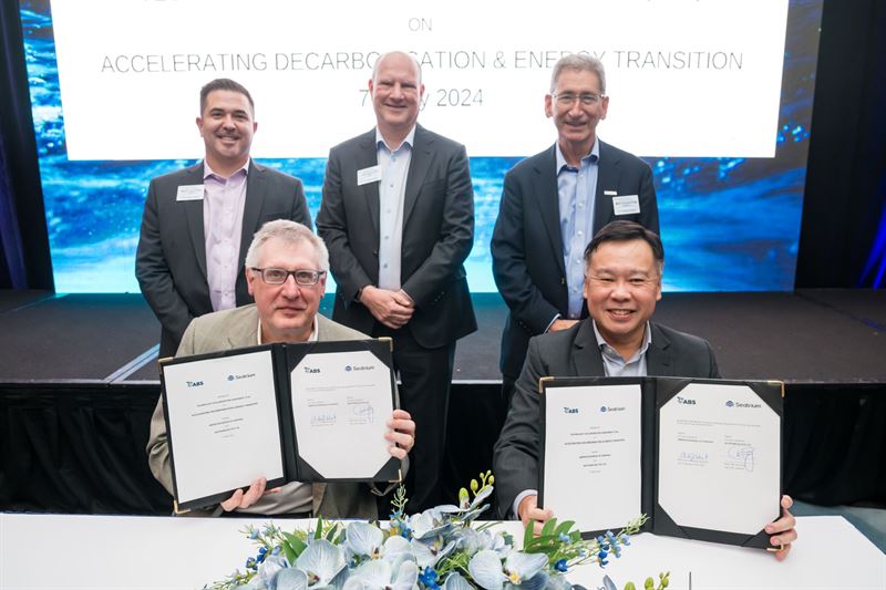 ABS and Seatrium Sign Multi-Year Agreement to Collaborate on Accelerating Decarbonization and the Energy Transition