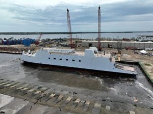 New Long Island Ferry Launched at Eastern Shipbuilding 