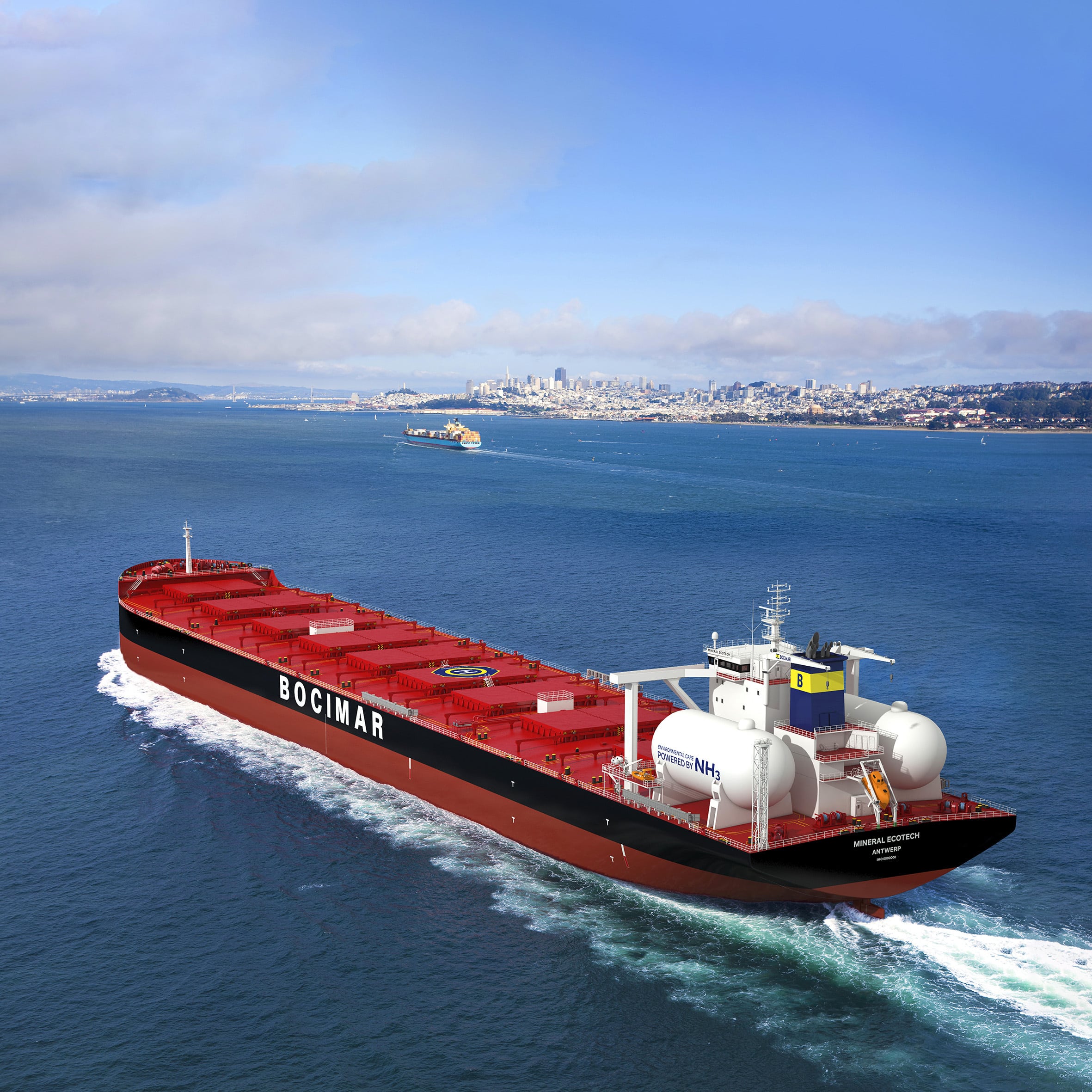 WinGD, Alfa Laval, ABS and K Shipbuilding join forces for ammonia-fuelled tanker design