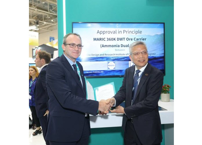 LR awards AiP to MARIC for 360,000 DWT ammonia-fuelled VLOC