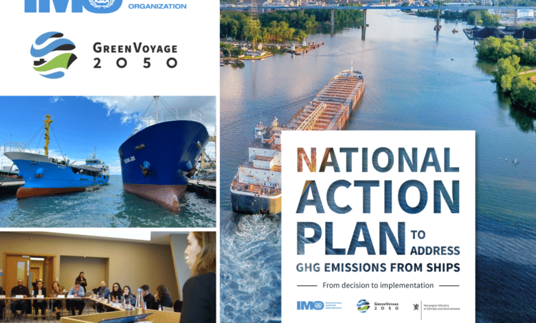 Support offered to developing countries for National Plans to reduce ship GHG emissions