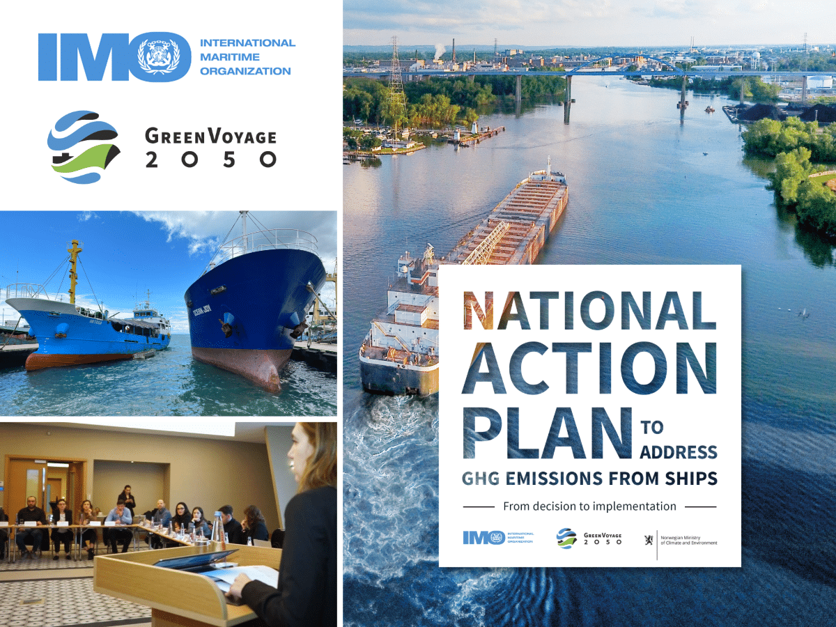 Support offered to developing countries for National Plans to reduce ship GHG emissions