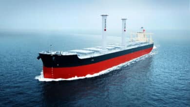 MOL and Vale Lead with World-First Rotor Sails on Capesize Bulk Carrier