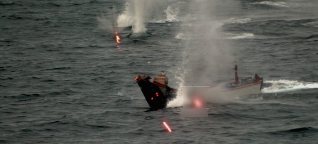 French Navy ship hits surface drone menacing a tanker in the Red Sea