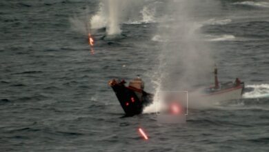 French Navy ship hits surface drone menacing a tanker in the Red Sea