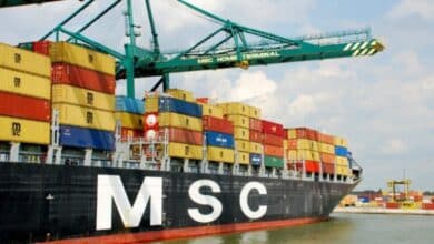 MSC’s mega ship Deila arrives at Vizhinjam Port