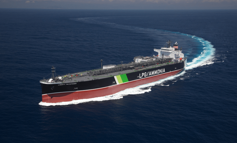 LPG Dual-Fuel VLGC for Astomos Named “Liberty Pathfinder”