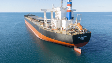 BAO-NYK Shipping Celebrates First Shipment by Its New Flagship