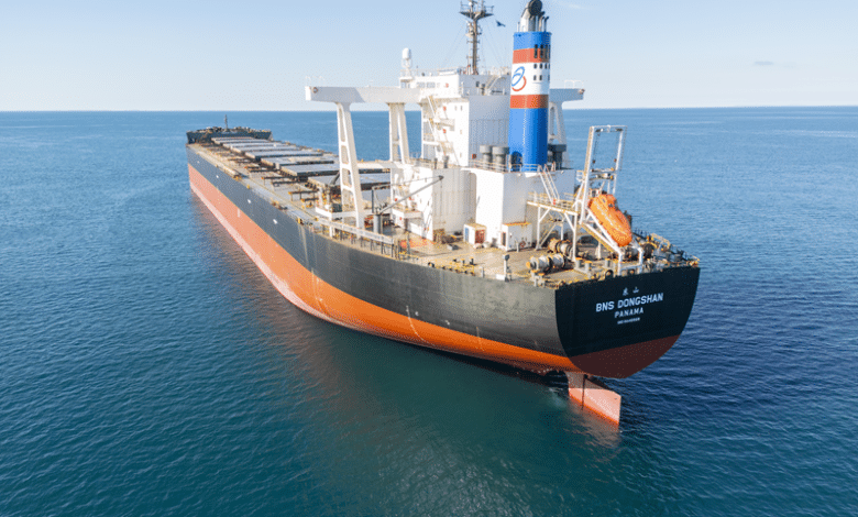 BAO-NYK Shipping Celebrates First Shipment by Its New Flagship