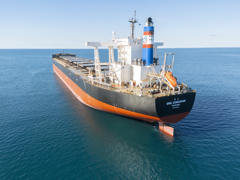 BAO-NYK Shipping Celebrates First Shipment by Its New Flagship