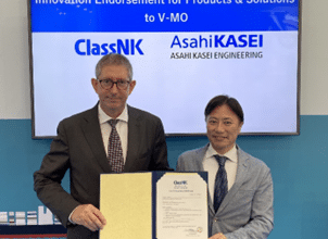 ClassNK grants Innovation Endorsement for Products & Solutions to “V-MO” developed by Asahi Kasei Engineering