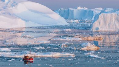 Fuel Slick From Sunken Ship Spreads to Greenland Fjord