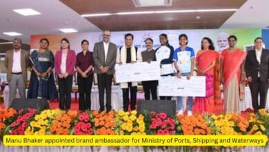 Manu Bhaker Appointed as Brand Ambassador for Ministry of Ports, Shipping & Waterways