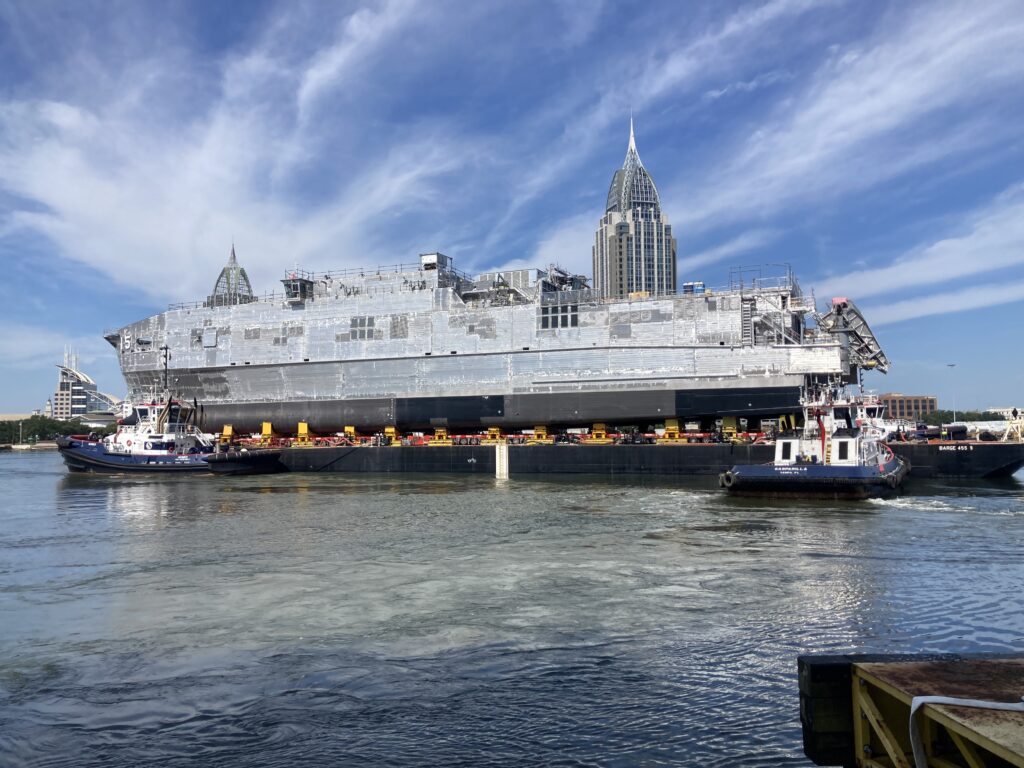 Austal USA Launches USNS Point Loma (EPF 15)