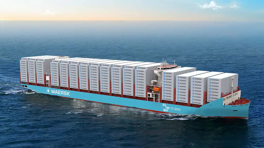 Methanol-powered container ship now in regular service