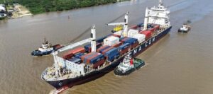 CMA CGM Container Ship Hits Dock in Barranquilla