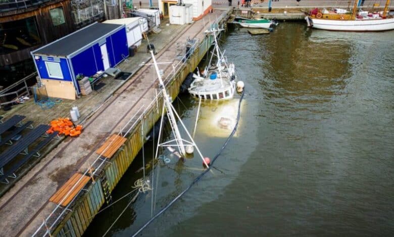 Charter Vessel Sinks in Sweden’s Göta älv River: Authorities Take Action