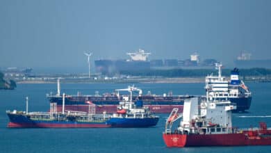 Fire onboard tanker in East Johor Strait