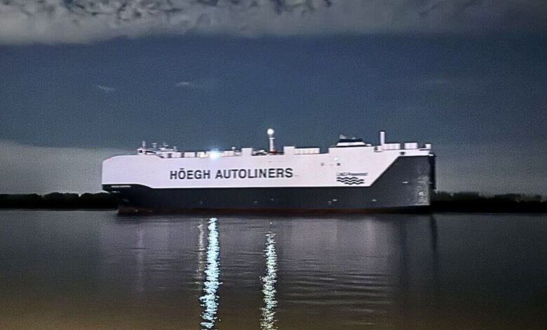 World’s Biggest & Most Eco-Friendly Car Carrier Calls Germany’s Hamburg Port