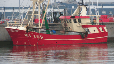 Fishing Vessel Samantha Rescued After Running Aground Near Rømø, Denmark