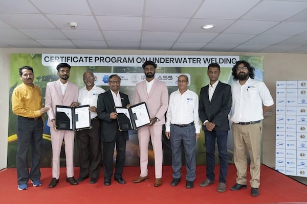 India Completes First-Ever Underwater Welding Certification Program with IRS and IIT Guwahati