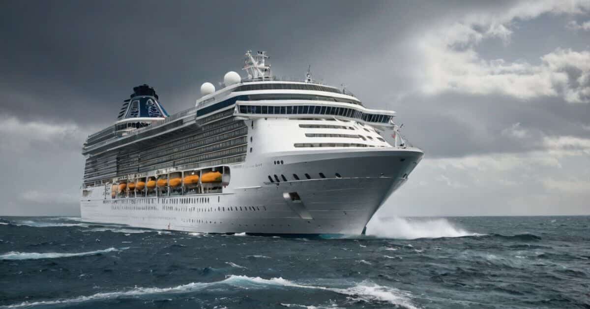 Inside Footage Of A Cruise Ship Hit By Hurricane-force Winds, Passengers Injured