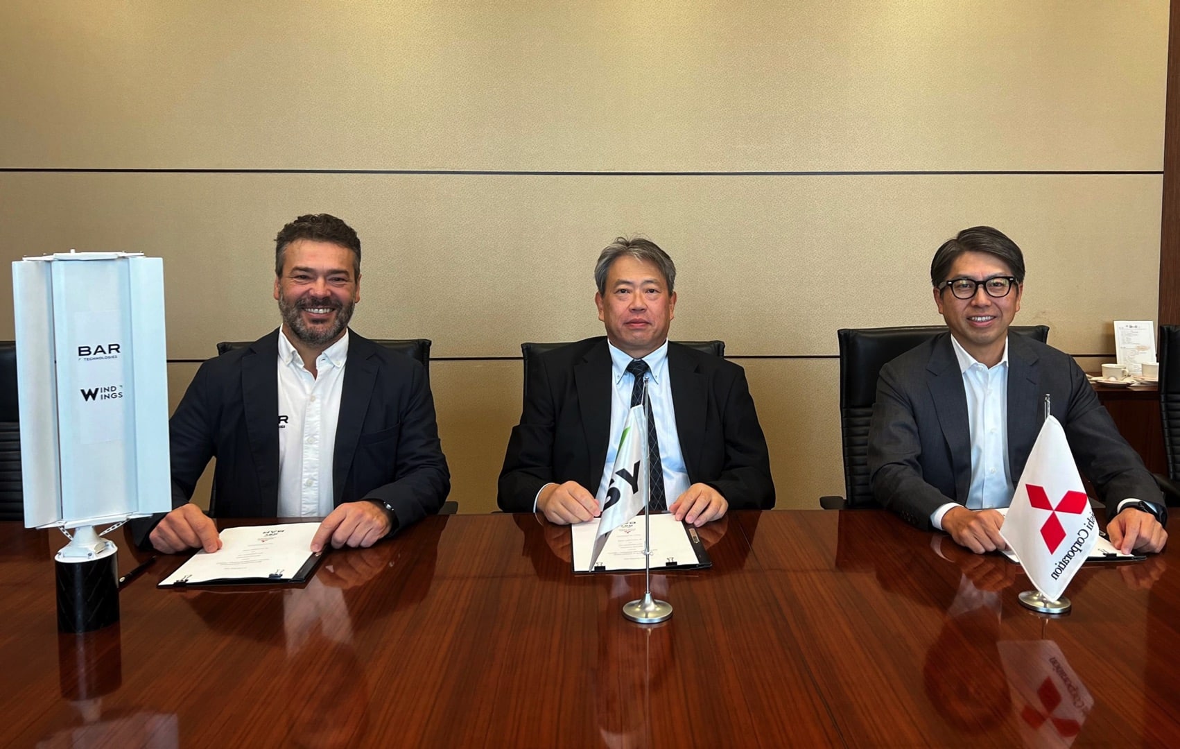 Mitsubishi Corp & Nihon Shipyard bring WindWings® to Japan