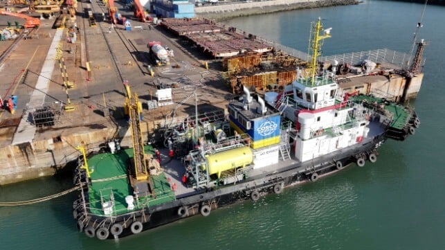 China Conducts Its First Ammonia Bunkering Operation with Demonstration Tug