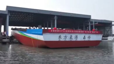 China Launches First Hydrogen-Powered Container Ship