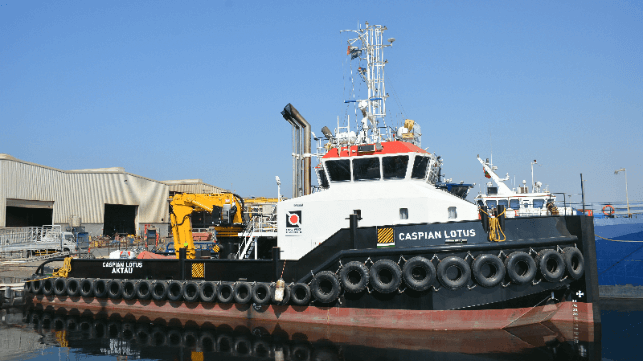 Damen Delivers Shoalbuster 3209 to Caspian Offshore Construction