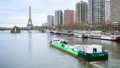 France's First Hydrogen-Powered Inland Cargo Vessel Enters Service