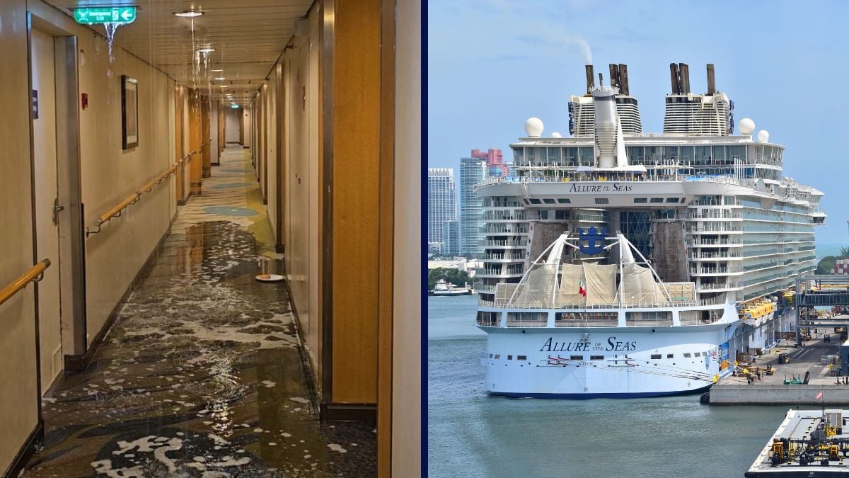 Hallway Floods During Royal Caribbean Cruise, Guests Moved