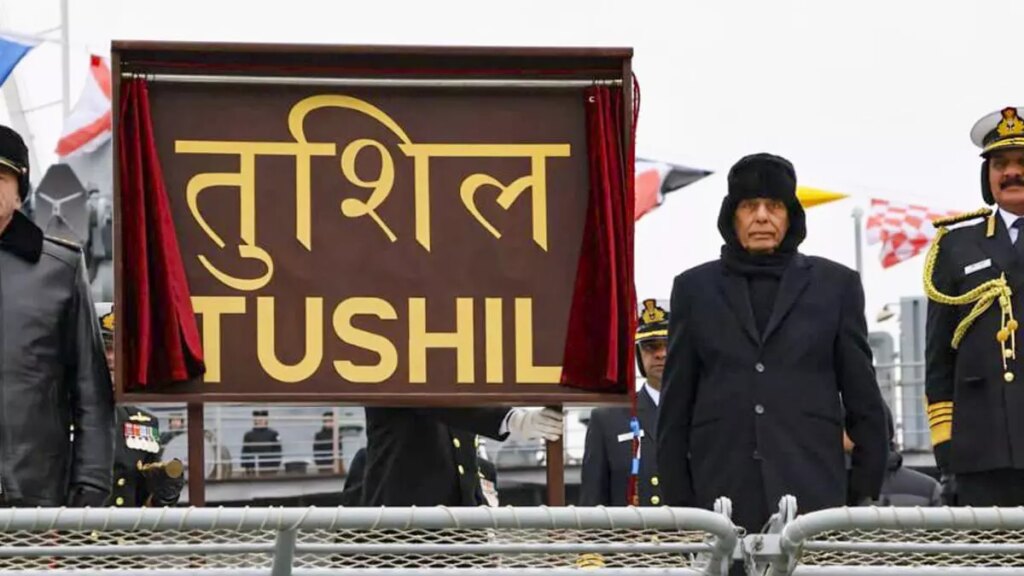 INS Tushil commissioned into Indian Navy at Russian shipyard