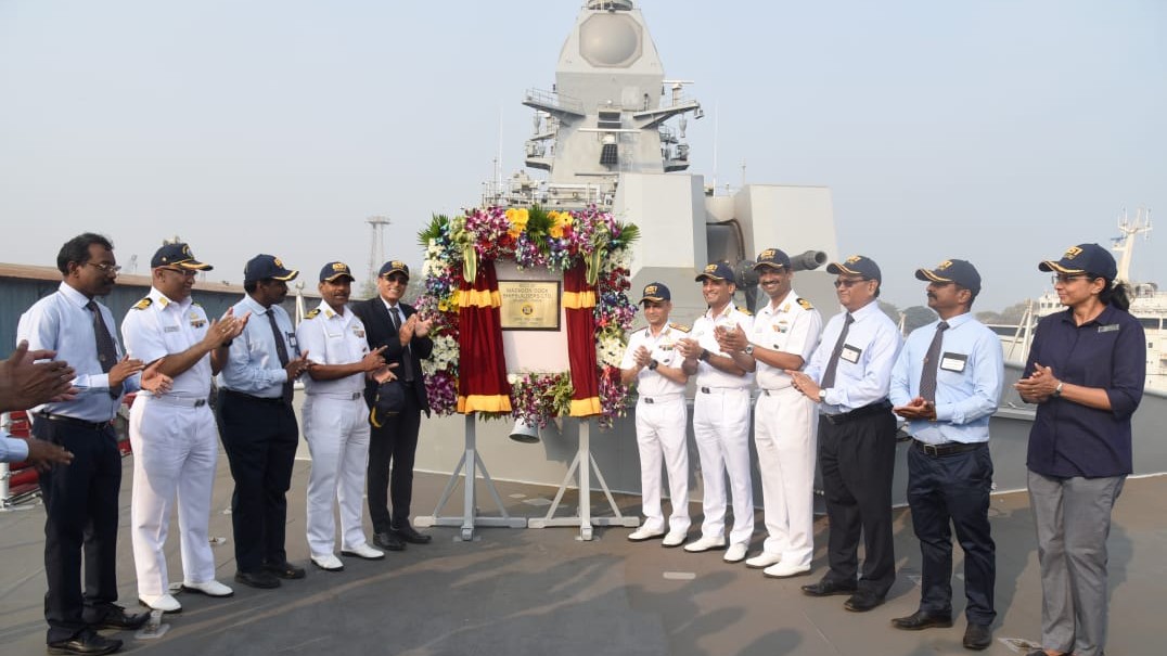 MDL delivers ‘Nilgiri’ and ‘Surat’ to Indian Navy