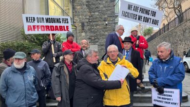 Marine groups protest against mooring fee increases