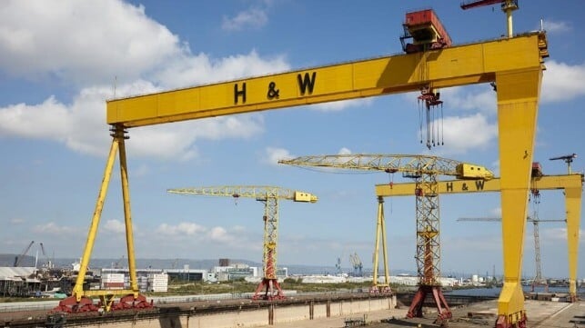 Navantia Set to Bailout Harland & Wolff in Deal with UK Government