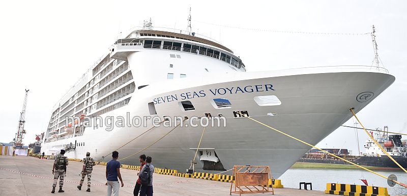 New Mangalore Port Welcomes Seven Seas Voyager, second cruise ship of the