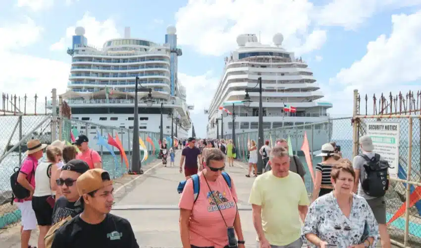 Record-Breaking Day: Six Cruise Ships Bring 13,458 Passengers To St Kitts