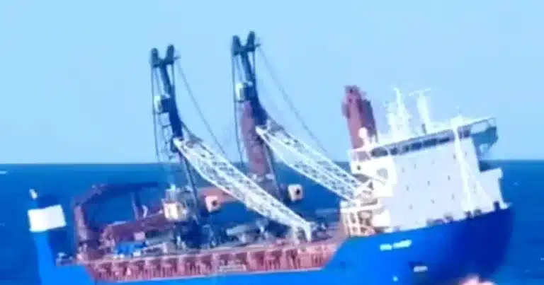 Russian Cargo Ship Sinks in Mediterranean After Explosion, Russian Foreign
