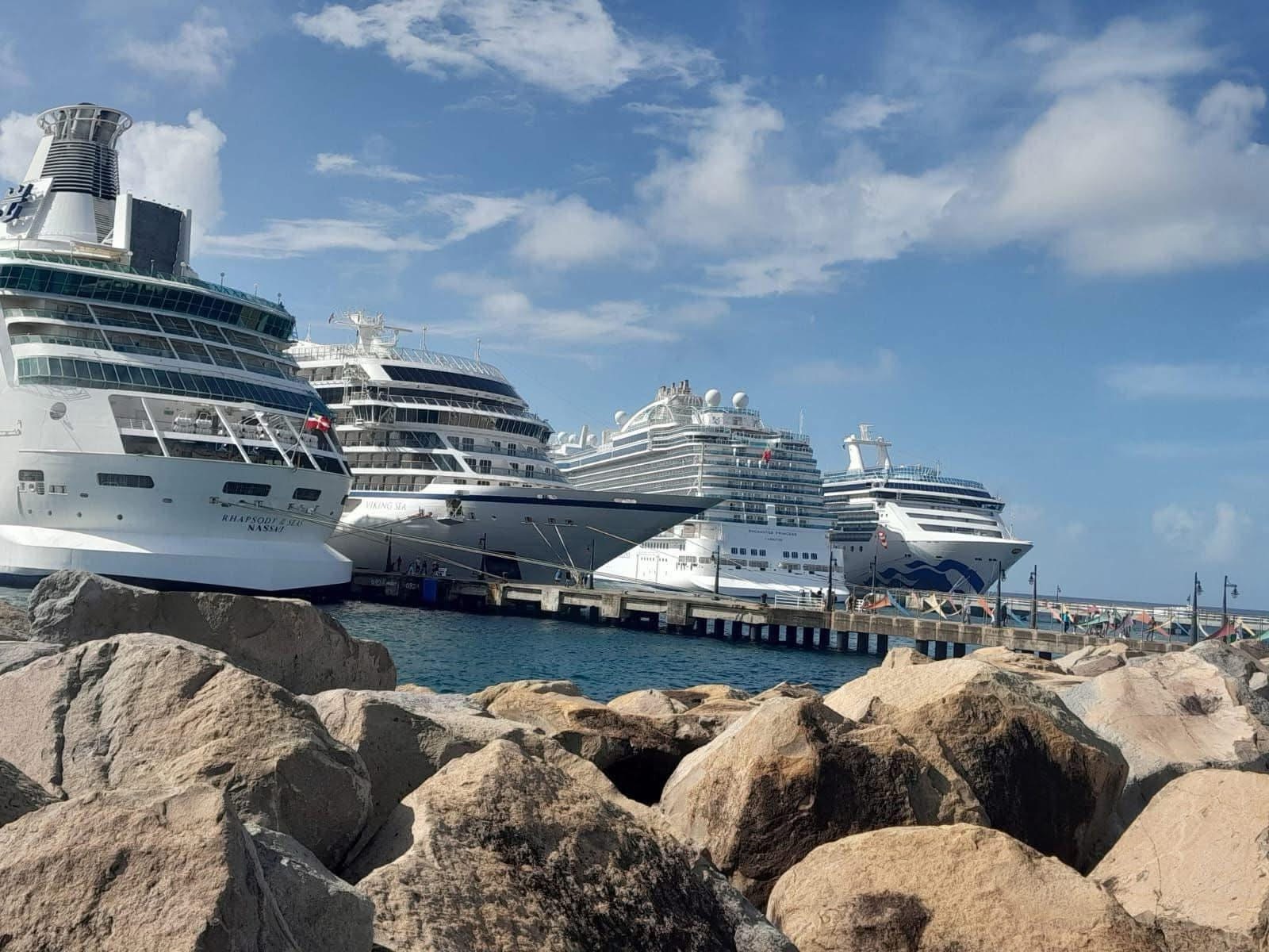 SIX CRUISE SHIPS BRING OVER 11,000 PASSENGERS TO ST. KITTS AND NEVIS IN A SINGLE