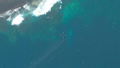 Salvage Barge Prepares to Defuel Wreck of New Zealand Navy Ship