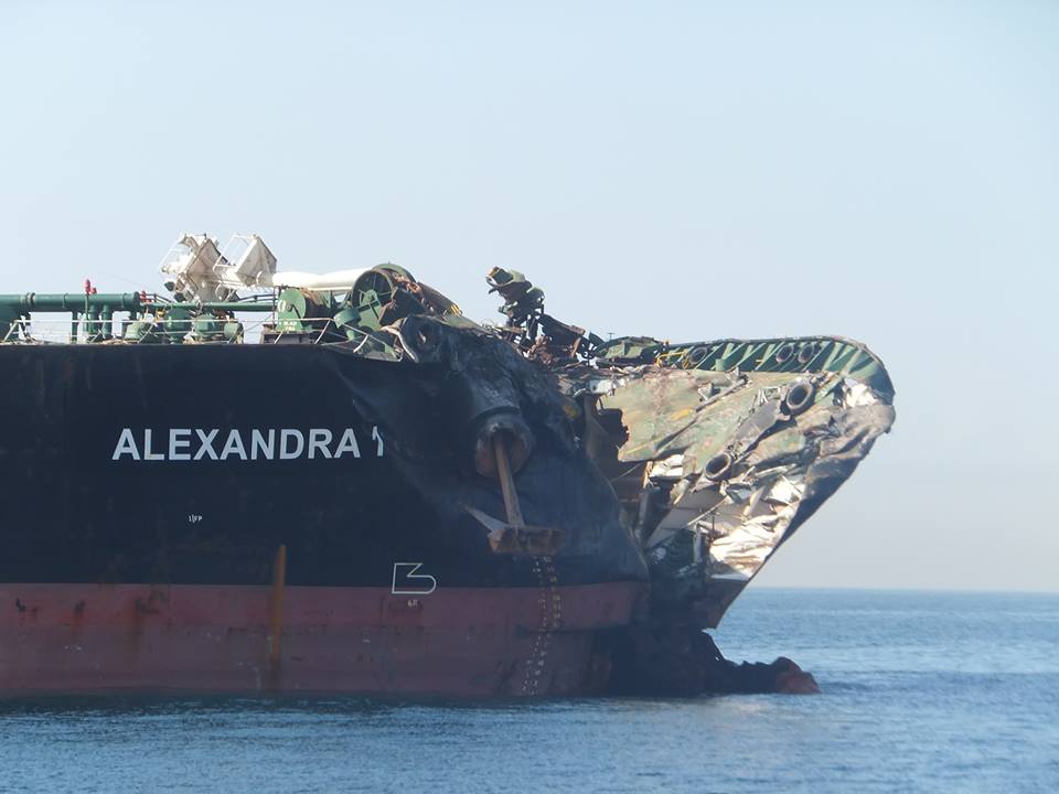 Tanker and Container Ship Collide Near Algeciras: No Injuries or Pollution Reported