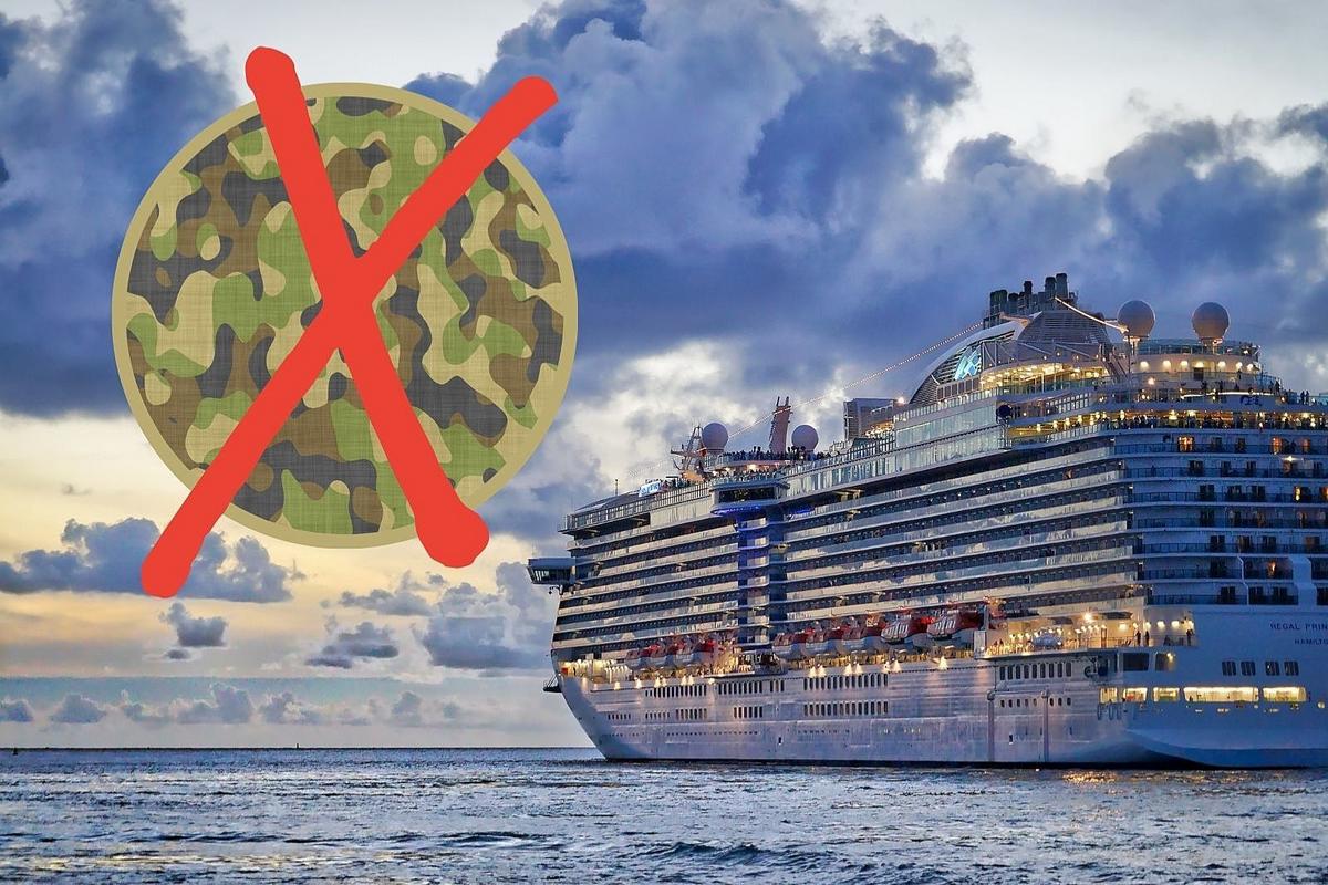 Why You Should Never Pack Anything Camouflage for a Cruise