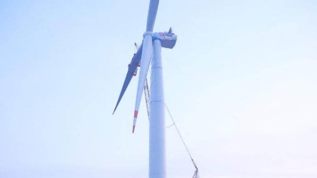 China Says 20MW World’s Largest Floating Wind Turbine was Hoisted for Tests