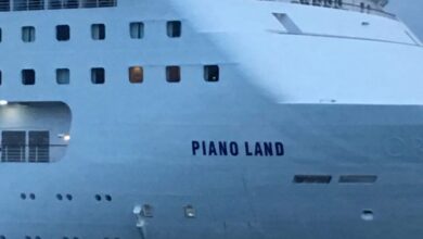 Cruise Ship Piano Land Sets Sail from Hong Kong